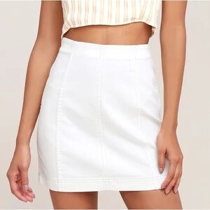 Modern Femme White Skirt